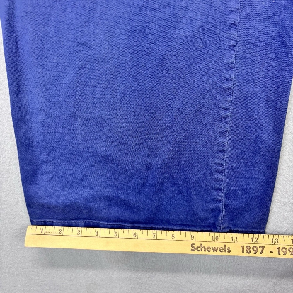 Pilcro Pants Womens Sz 30 Wide Leg Buckle Back Blue Hippie Boho Stretch Hipster - Picture 8 of 13